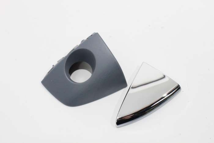 Audi A6 C7 A8 D4 Drivers Door Handle Lock Barrel Trim Chrome New