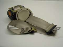 Audi A8 D2 Rear NS Left Seat Safety Belt Cream 4D0857805B (Item #3957) 