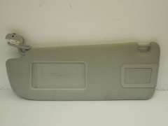 Audi A6 C6 NS Left Passenger Sun Visor Silver 4F0857551P (Item #196965)