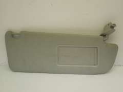 Audi A6 C6 OS Right Driver Sun Visor Silver 4F0857552P (Item #462520) 