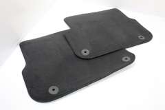 Audi A6 C6 Black Pair of Rear Carpet Floor Mats	 4F0863683 (Item #465593) 