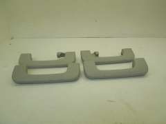 Audi A4 B6 B7 Set of 4 Grab Handles Light Grey Silver 8E0857607C (Item #73236)