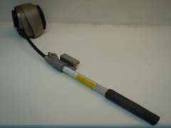 Audi A8 D2 PF Front OS Right Seat Safety Belt Cream 4D0857706M (Item #178908) 