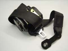 Audi A8 D2 Front OS Right Seat Safety Belt Black 4D0857706R (Item #107598)