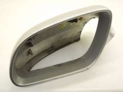 Audi A8 D3 NS Left Silver Door Wing Mirror Cover Housing 4E0857507 (Item #170640) 