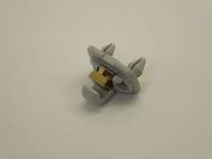 Audi A4 B8 A5 8T Sun Visor Hook Clip Star Silver New Genuine 8E0857562AZ62 (Item #124238) 