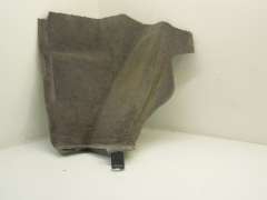 Audi A8 D2 FL NS Left Lower A Pillar Carpet Footwell Trim Grey 4D2867265D (Item #58688)