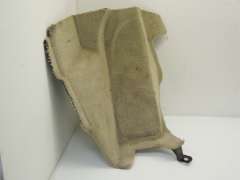 Audi A8 D2 FL NS Left Lower A Pillar Carpet Footwell Trim Cream 4D2867265D (Item #58689) 