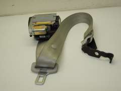 Audi A8 D3 OS Right Rear Seat Safety Belt Light Grey Silver 4E0857806B (Item #162101) 