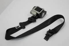 Audi A3 8P 5 Door Front OS Right Seat Safety Belt Black 8P4857706D (Item #388989) 