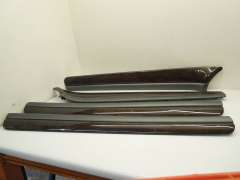 Audi A8 D3 SWB Grey Birch Upper Door Trims Set of 4 4E0867419C (Item #95182) 