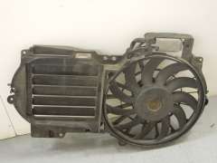 Audi A6 C6 Single Electric Cooling Fan and Controller in Panel 4F0121003D (Item #462697) 