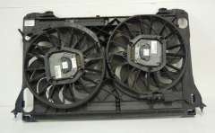 Audi A8 D3 Twin Electric Cooling Fans in Panel 4E0121205B (Item #441431) 