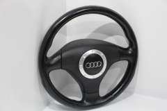 Audi TT 8N 3 Spoke Black Leather Sport Steering Wheel 8N0419091B (Item #330421) 