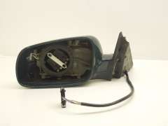 VW Passat B5 NS Left Door Mirror Mechanism with Green Housing Cover 3B2857507J (Item #102364) 