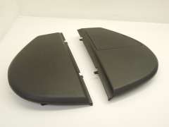 VW Beetle 9C Black Fuse Box Covers Dashboard Ends Pair 1C2858217 (Item #458499) 