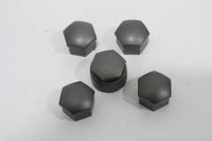 Audi A8 D3 A6 C6 A4 A3 TT Silver Wheel Nut Bolt Cover Caps x5 New 321601173A (Item #435515) 