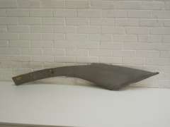 Audi A8 D2 FL OS Right Alcantara D Pillar Trim Light Grey Platinum 4D0868290J (Item #110662) 