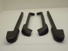 VW Beetle 9C Black Front Seat Rail Plastic Trims Covers 1J0881087D (Item #459214) 
