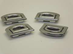 Audi A4 B6 B7 Silver Chrome Boot Tie Downs Set 4 8E0864203 (Item #393411)