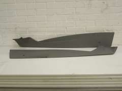 VW Phaeton D1 Pair Crystal Grey Centre Console Side Trims 3D2863303D (Item #403318) 