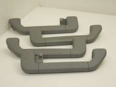 VW Phaeton D1 Set of 4 Crystal Grey Grab Handles 3D0857608F (Item #403501) 