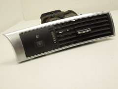 Audi A6 C6 OS Right Dash Vent Black with Chrome Silver Trim 4F2820902D (Item #457463)