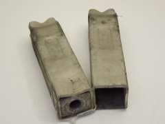 Audi A6 C6 Pair Front Bumper Support Mounts 4F0807134 (Item #418171) 