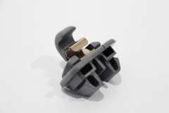 Audi A6 C5 Sun Visor Clip Hook Dark Elephant Grey New Genuine 4B08575622EQ (Item #407106) 