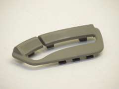 Audi A8 D3 Centre Rear Seat Belt Guide Light Grey Platinum 4E0857781A (Item #152114) 