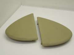 Audi A8 D3 Cream Dashboard Ends Fuse Panel Covers 4E0857085E (Item #130519) 