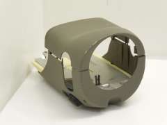 Audi A8 D3 Cream Beige Steering Column Surround Cowel Shroud Jive 4E0951597C (Item #150666)