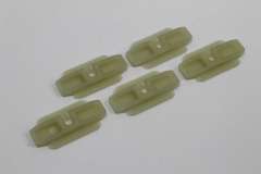 Audi 80 Cabriolet Coupe Door Rubbing Strip Clips Pegs 5 New Genuine 443853909A (Item #427087) 