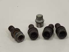 Audi A8 D3 A6 C6 A4 B7 Set of 4 Locking Wheel Bolts with Key Code 5 4D0601139B (Item #448630) 