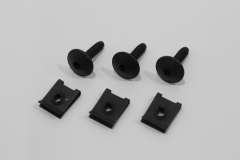 Audi A6 C6 Rear Bumper Bolts Fixings Pack of 3 New Genuine N0154391 (Item #436894) 