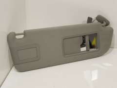 Audi A8 D3 OS Right Grey Platinum Sun Visor With Twin Vanity Mirrors 4E0857552C (Item #170596) 
