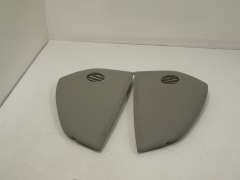 Audi A6 C6 Light Grey Platinum Dashboard Ends Fuse Panel Covers 4F2857085 (Item #144023) 