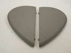 Audi A8 D3 Silver Dashboard Ends Fuse Panel Covers	 4E0857085E (Item #147778) 