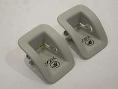 Audi A5 8T Pair Isofix Seat Slot Guide Trim Cover Star Silver New 8T0887233BZ62 (Item #171217) 