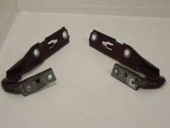 Audi A4 B6 Pair Bonnet Hinges Red Maroon 8E0823301 (Item #156581) 