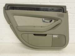 Audi A8 D3 NS Left Rear Platinum Door Card With Silver Insert 4E0867303A (Item #161057) 