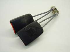 Audi A8 D2 Rear Seat Belt Buckles Pair PF 4D0857739G (Item #543) 