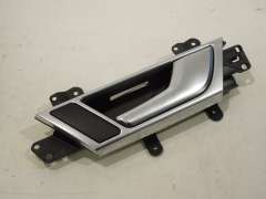 Audi A6 C6 OS Right Rear Interior Door Handle Black 4F0839020F (Item #164973) 