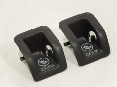 VW Golf MK5 Pair Black Isofix Slot Guide Trim Covers New Genuine 1K0887233D82V (Item #278085) 