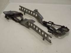 Audi A8 D3 Pair Bonnet Hinges Akoya Silver 4E0823301G (Item #408314) 