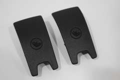 Audi A4 A5 B9 Pair Black Isofix Slot Trim Covers Black New Genuine 8W0887187 (Item #460002) 