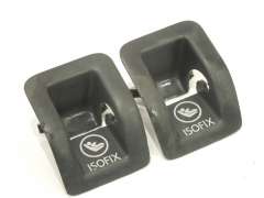 VW Jetta Golf Mk5 Pair Black Isofix Slot Guide Trim Covers 1K0887233D (Item #402521) 