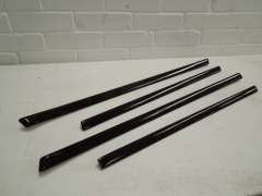 Audi A8 D2 Set 4 Walnut Upper Door Trims 4D0867409C (Item #14879)