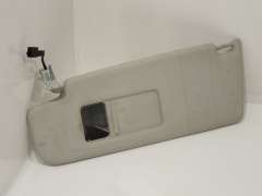 VW Golf Mk5 NS Left Sun Visor with Vanity Mirror Pearl Grey 1K0857551 (Item #470208) 