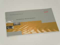 Audi Symphony Stereo Sound System Handbook Manual 99256645120 (Item #210957) 